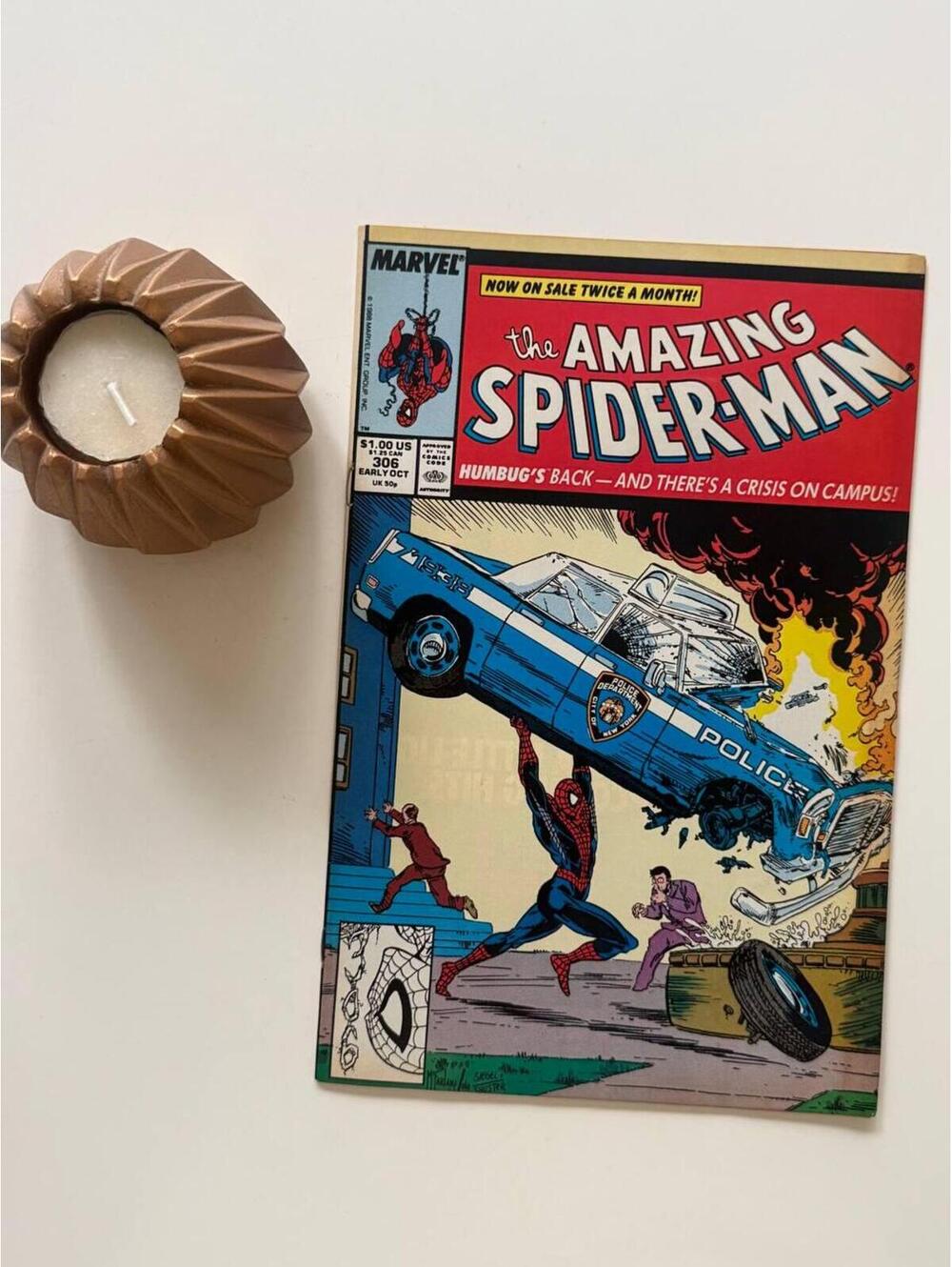 Amazing Spider-Man #306 (1988) Iconic McFarlane Cover, Action Comics #1 Homage